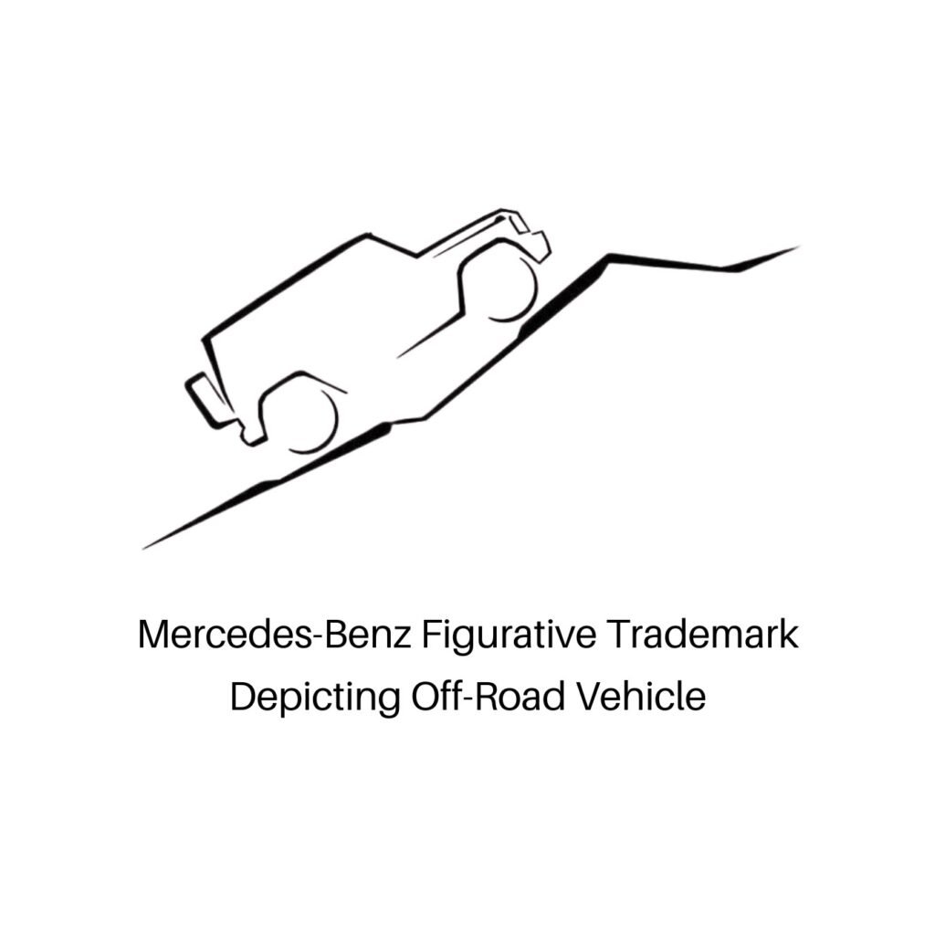 An image illustrating the rejected Mercedes-Benz off road vehicle trademark.