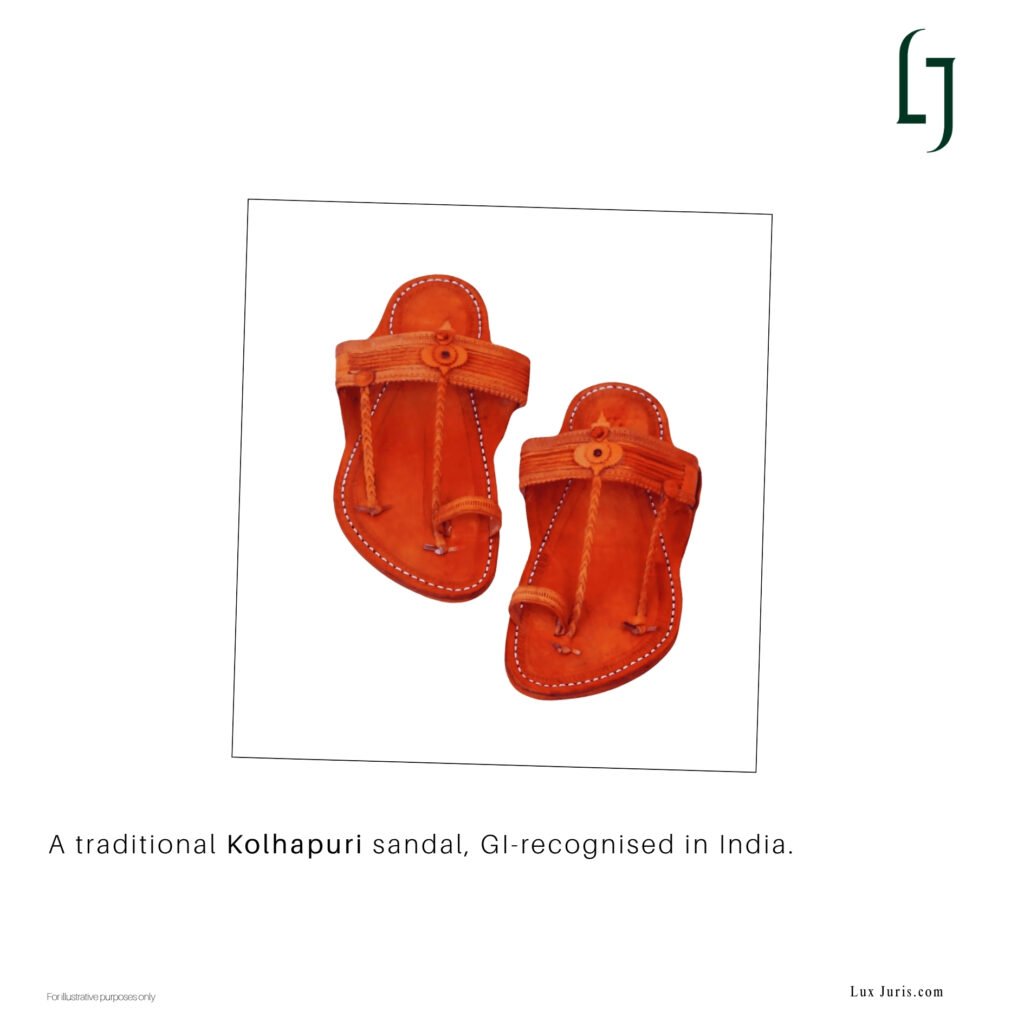 Image: A traditional Kolhapuri chappal, recognised as a GI in India