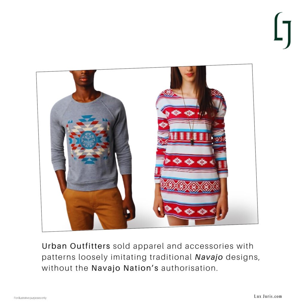Urban Outfitters sold apparel and accessories with patterns loosely imitating traditional Navajo designs, without the Navajo Nation’s authorisation.